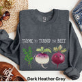 Thyme to Turnip the Beet Sweatshirt Vegan Shirt Beet Shirt Vegetarian Sweater Botanical Shirt Chef Shirt Plant Lover Vegetable Shirt Sweatshirt – Everyday Comfort · Top Pick For Any Outfit