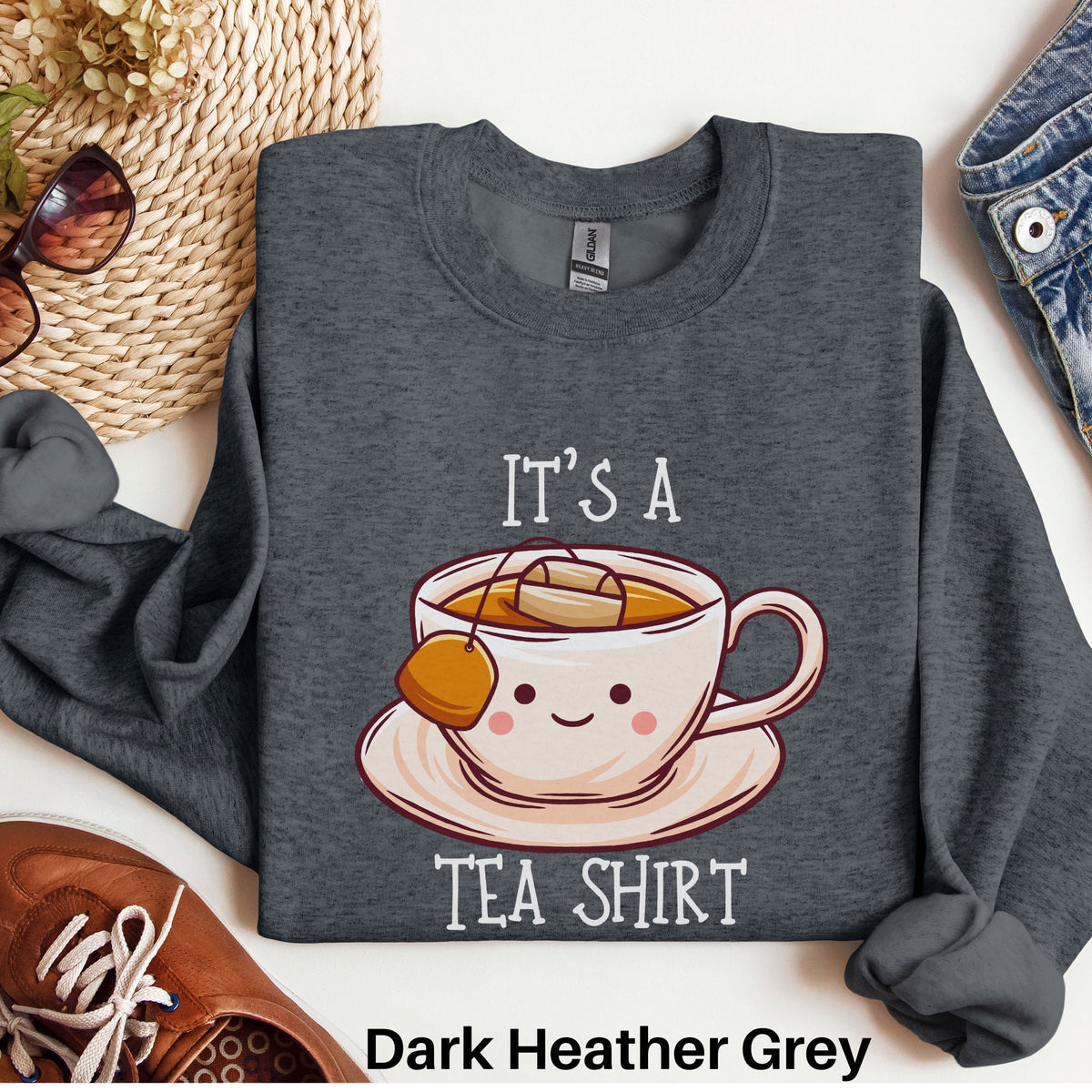 Its a Tea Shirt Tea Lover Gift Tea Lover Sweatshirt Tea Addict Sweater It39s a Tea Shirt Kawaii Sweatshirt Tea Drinker Gift Tea Gift Sweatshirt – Everyday Comfort · Perfect For Daily Wear