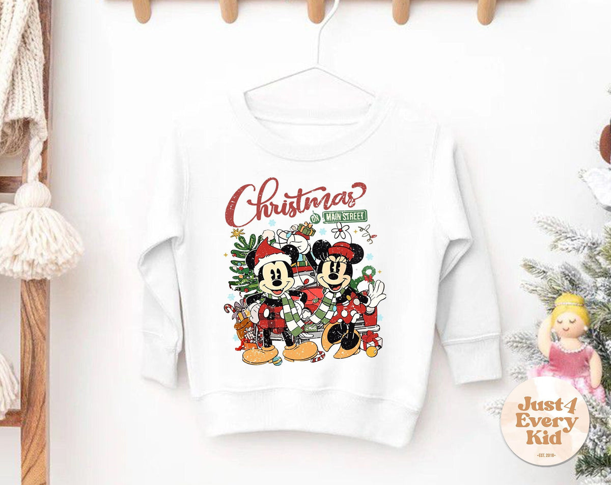 Tree Farm Mouse Friends Christmas Sweatshirt Mickey39s Christmas Tee Mickey and Friends Christmas Todder Christmas Sweater Xmas Gift Sweatshirt – Feel-Good Design · Trending Graphic Apparel