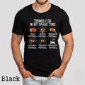 Things I Do In My Spare Time Football Shirt Football Gift Football Player Tailgate Outfit Football Lover Shirt Sports Shirt Football Fan Graphic Tee – Bold Style · Great Gift For Fans