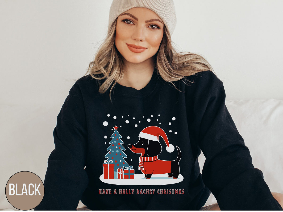 Dachshund Christmas Sweatshirt Funny Dachshund Xmas Sweatshirt Dachshund owner Gift Dachshund mom Dachshund funny sweatshirt Dachshund pet Sweatshirt – Bold Style · Top Pick For Any Outfit