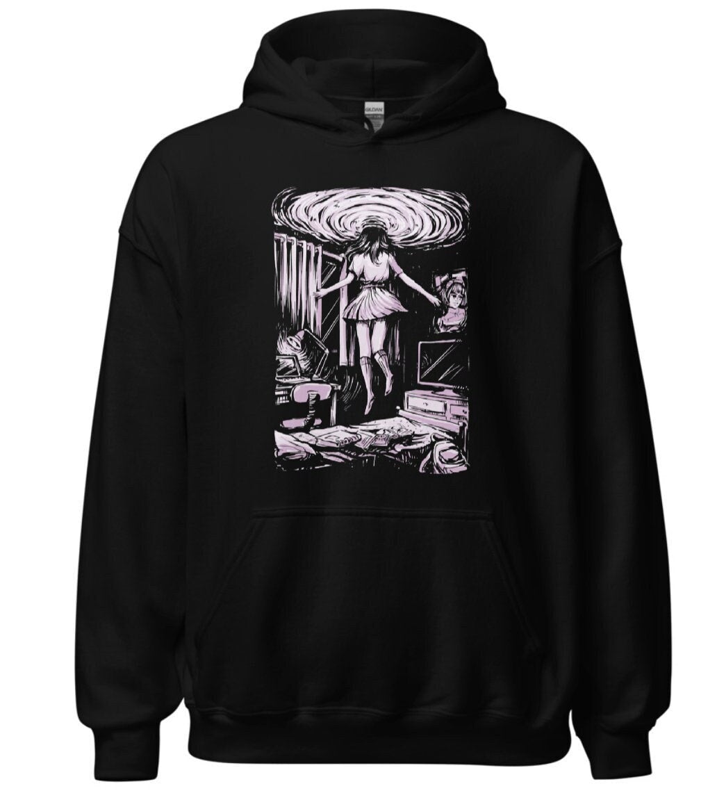 Multiverse Hoodie Grunge Clothing Casual Streetwear Urban Outfit Space Pullover Artsy Clothes Retro Sweater Alternative Jumper Girl Hoodie – Premium Graphic · Great Gift For Fans