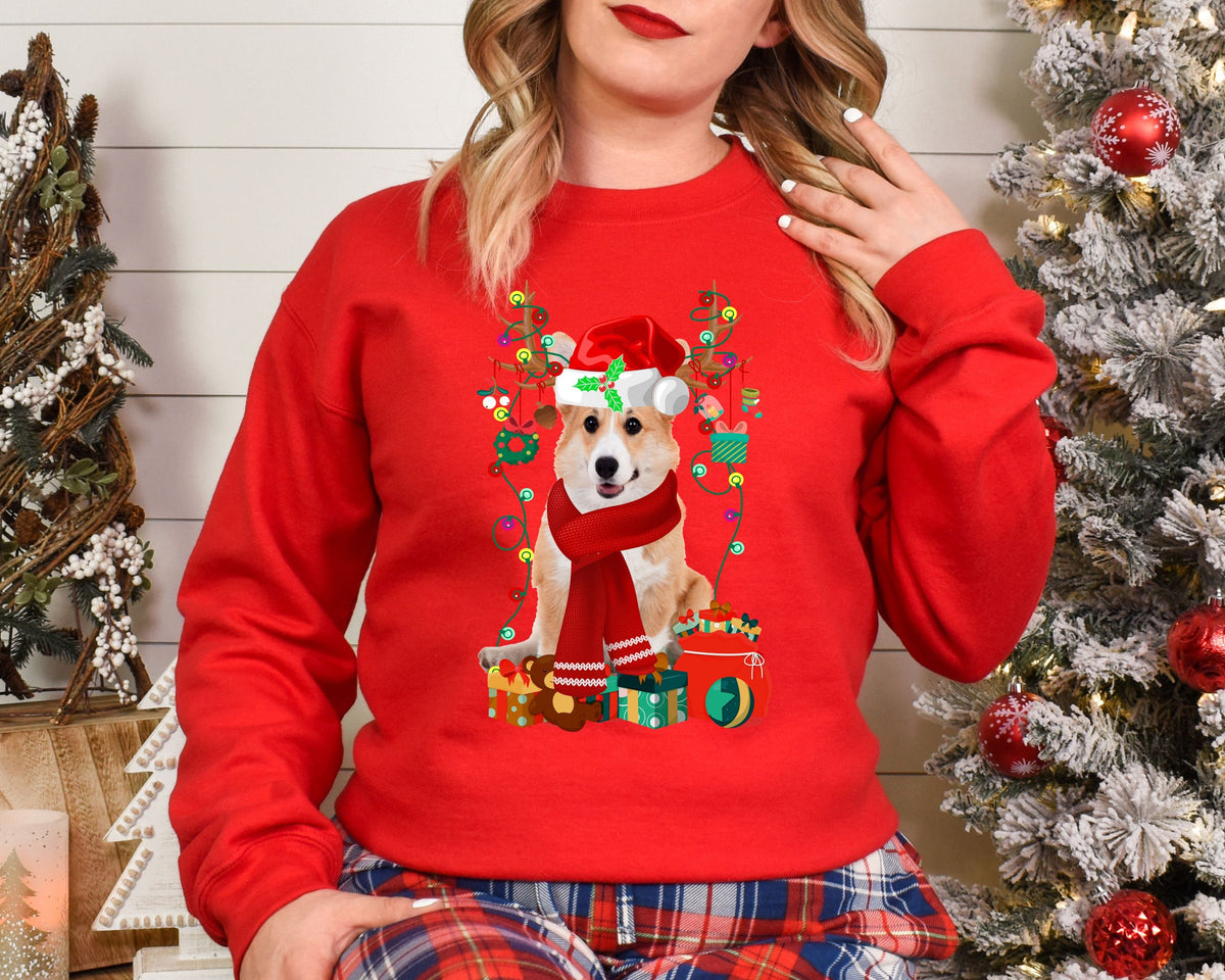 Xmas Sweatshirt Pembroke Welsh Corgi Dog Christmas Sweater Unisex Xmas Jumper Day Stocking Filler Sweatshirt – Feel-Good Design · Must-Have Style