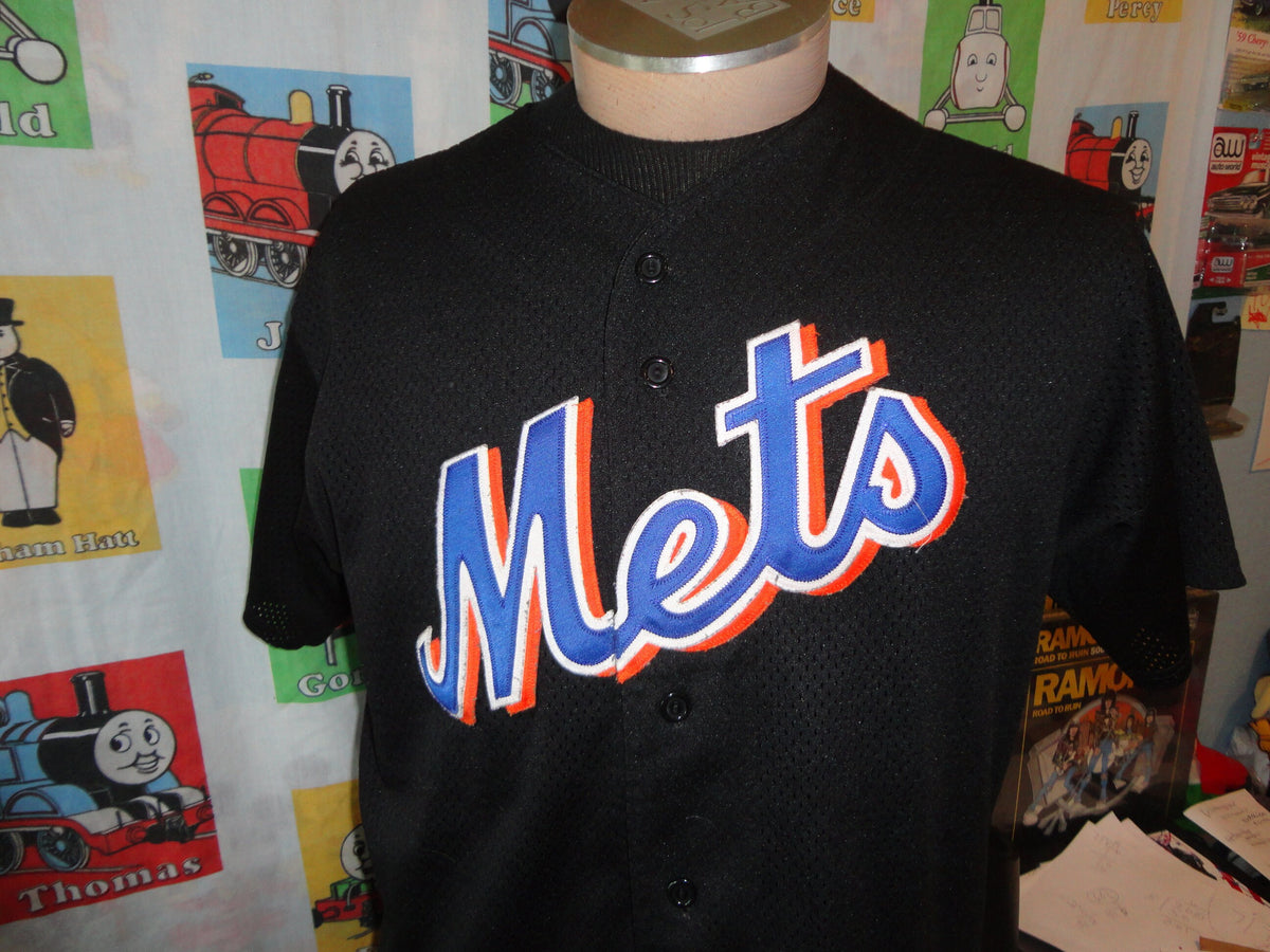 Vintage New York Mets MLB Stitched Black Jersey L Jersey – Cozy Vibes · Top Pick For Any Outfit