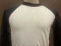 Vintage 8039s Blank White Black Raglan Sleeve T Shirt Size S Graphic Tee – Premium Graphic · High-Quality Print