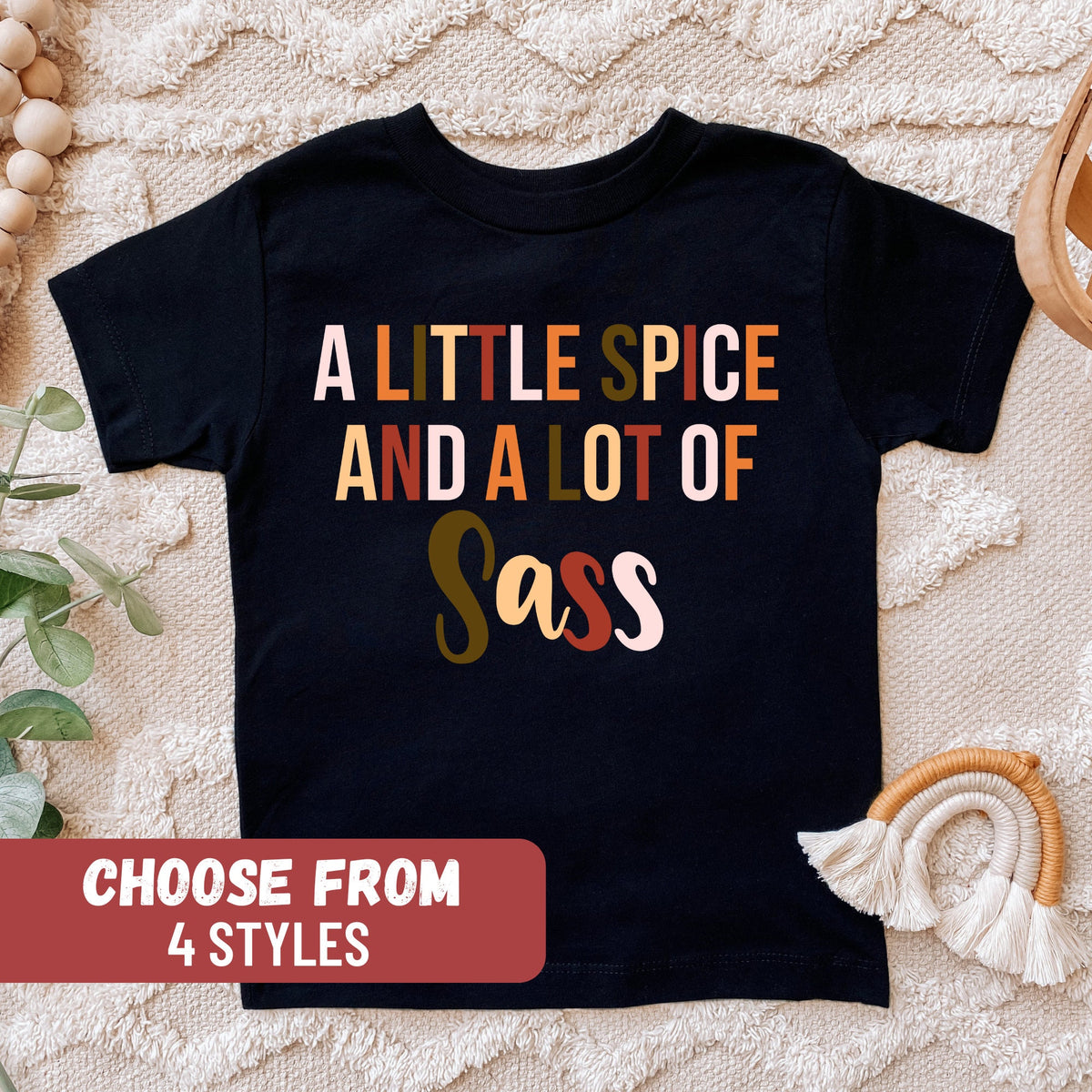 Funny Toddler Shirt Gift From Aunt Gift For Niece Cute Toddler Shirt Toddler Gift Little Spice And A Lot Of Sass Toddler TShirt Graphic Tee – Bold Style · Perfect For Daily Wear
