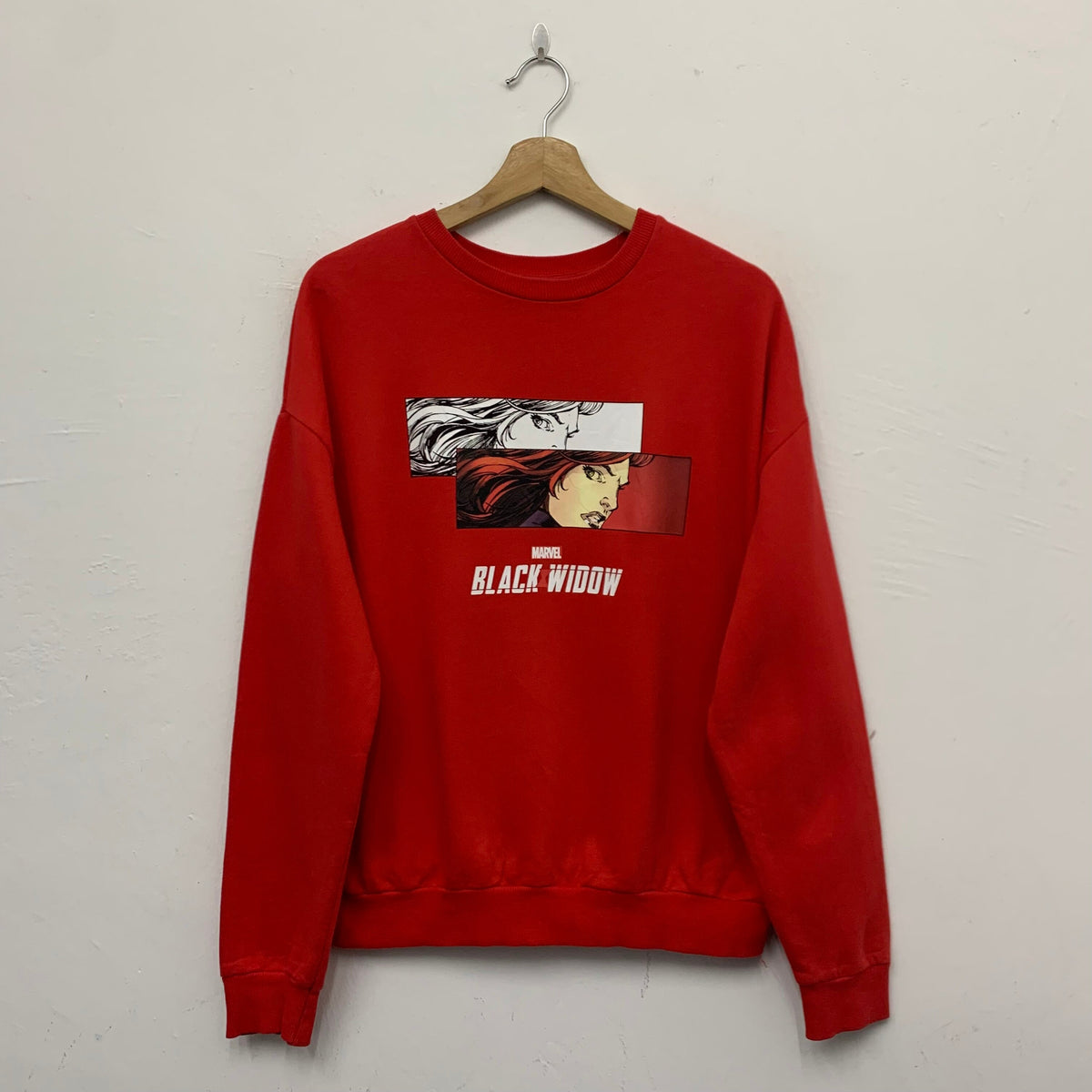 Black Widow Marvel Character Sweatshirt Size Small Sweatshirt – Soft Feel · High-Quality Print