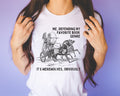 Funny Paranormal Romance TShirt Book Lover Gift Idea Me Defending My Favorite Book Genre Silly Werewolf Romance Tee Shirt for Bookworm Graphic Tee – Feel-Good Design · Perfect For Daily Wear