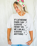 Tudor History Tee Shirt Catherine Parr and Henry the 8th Funny English History Gift for Professor Social Studies Silly Historian Tee Graphic Tee – Cozy Vibes · Perfect For Daily Wear