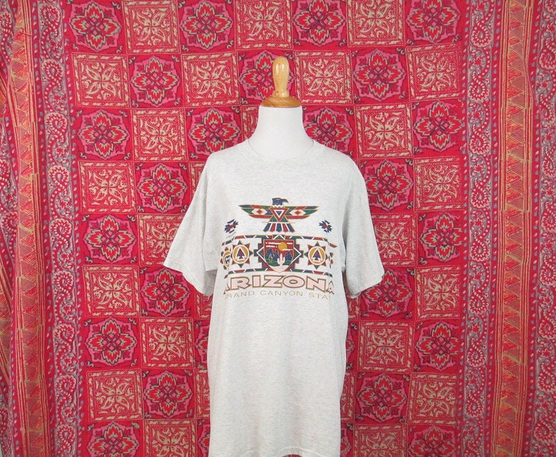 Vintage 9039s Arizona Grand Canyon State Shirt Adult Large National Park Southwestern Graphic Tee Graphic Tee – Warm & Stylish · Great Gift For Fans