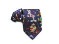 Looney Tunes Cartoon Character Tool Themed Silk Necktie Vintage 1993 Warner Bros Taz Marvin the Martian Daffy Duck Bugs Bunny Sylvester Tie Graphic Tee – Warm & Stylish · Top Pick For Any Outfit