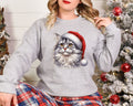 Xmas Sweatshirt American Curl Cat Christmas Sweater Xmas Jumper Day Santa Hat For Men Women Kids Stocking Filler Sweatshirt – Cozy Vibes · Top Pick For Any Outfit
