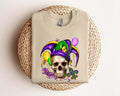 Mardi Gras Skeleton Sweatshirt Nola ShirtFat Tuesday ShirtFlower de luce teeSaints New Orleans ShirtMardi Gras CarnivalMardi Gras Sweatshirt – Bold Style · Perfect For Daily Wear