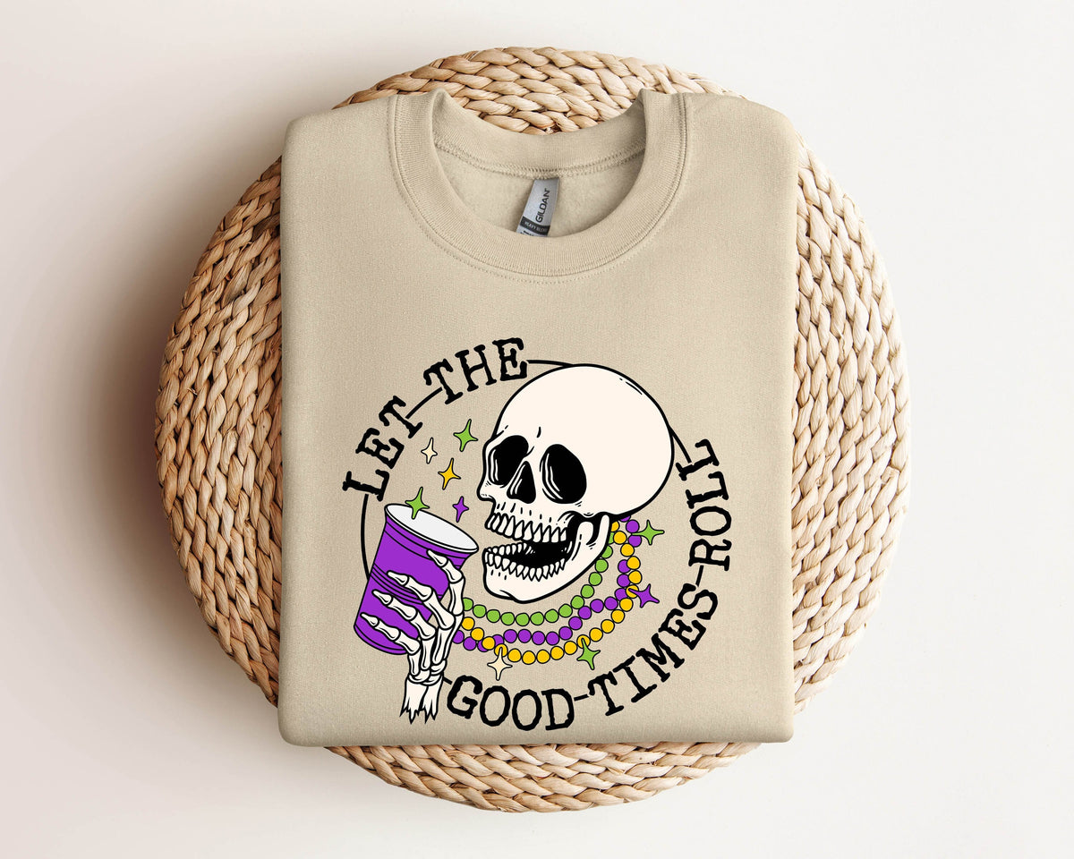 Mardi Gras skull Sweatshirt Hoodie Mardi Gras Shirt This Girl Needs A Drink Mardi Grass Festival Shirt New Orleans Shirt Hoodie – Warm & Stylish · High-Quality Print