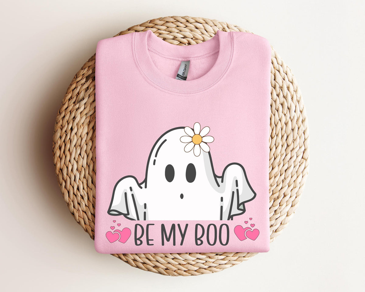 Be My Boo Sweatshirt Ghost Sweater Valentines Day Hoodie XOXO Sweatshirt Women Valentines Day Sweatshirt Heart Sweatshirt Hoodie – Aesthetic Look · Trending Graphic Apparel