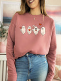 Valentine Sweatshirt Valentines Day Sweatshirt Valentines Ghost Sweatshirt Cute Ghost Sweater Valentines Gift Spooky Valentine Crewneck Sweatshirt – Warm & Stylish · Trending Graphic Apparel