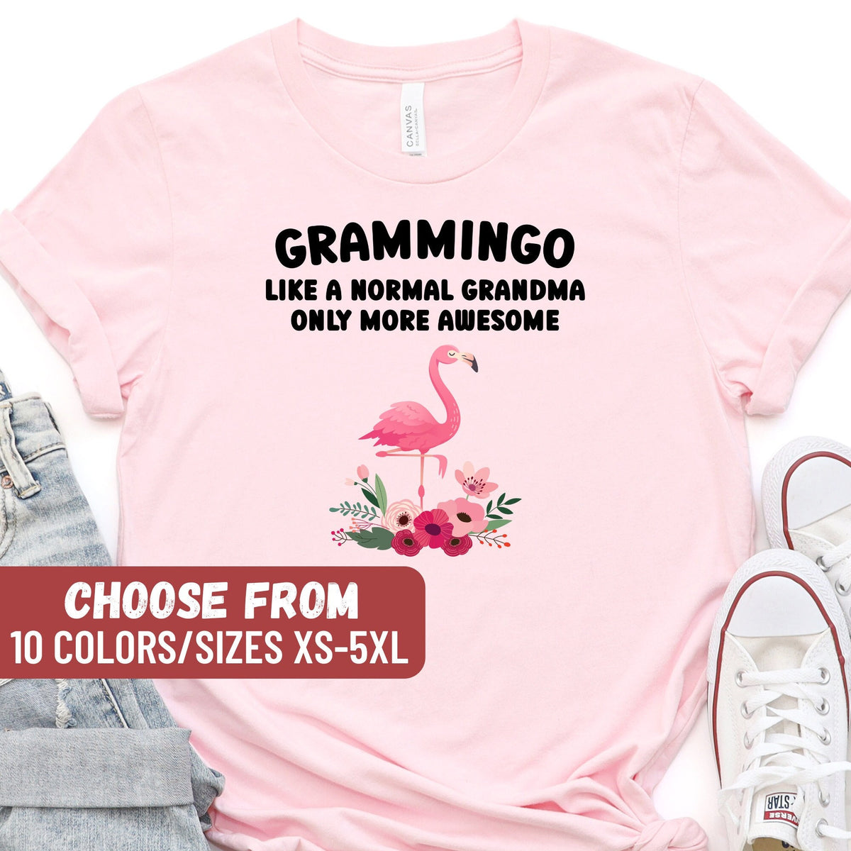 Cute Grandma Shirt Grandmother Shirt Funny Grandma Shirt Grandma Gift Great Grandma Shirt Great Grandma Gift Grandma Present Graphic Tee – Soft Feel · Perfect For Daily Wear