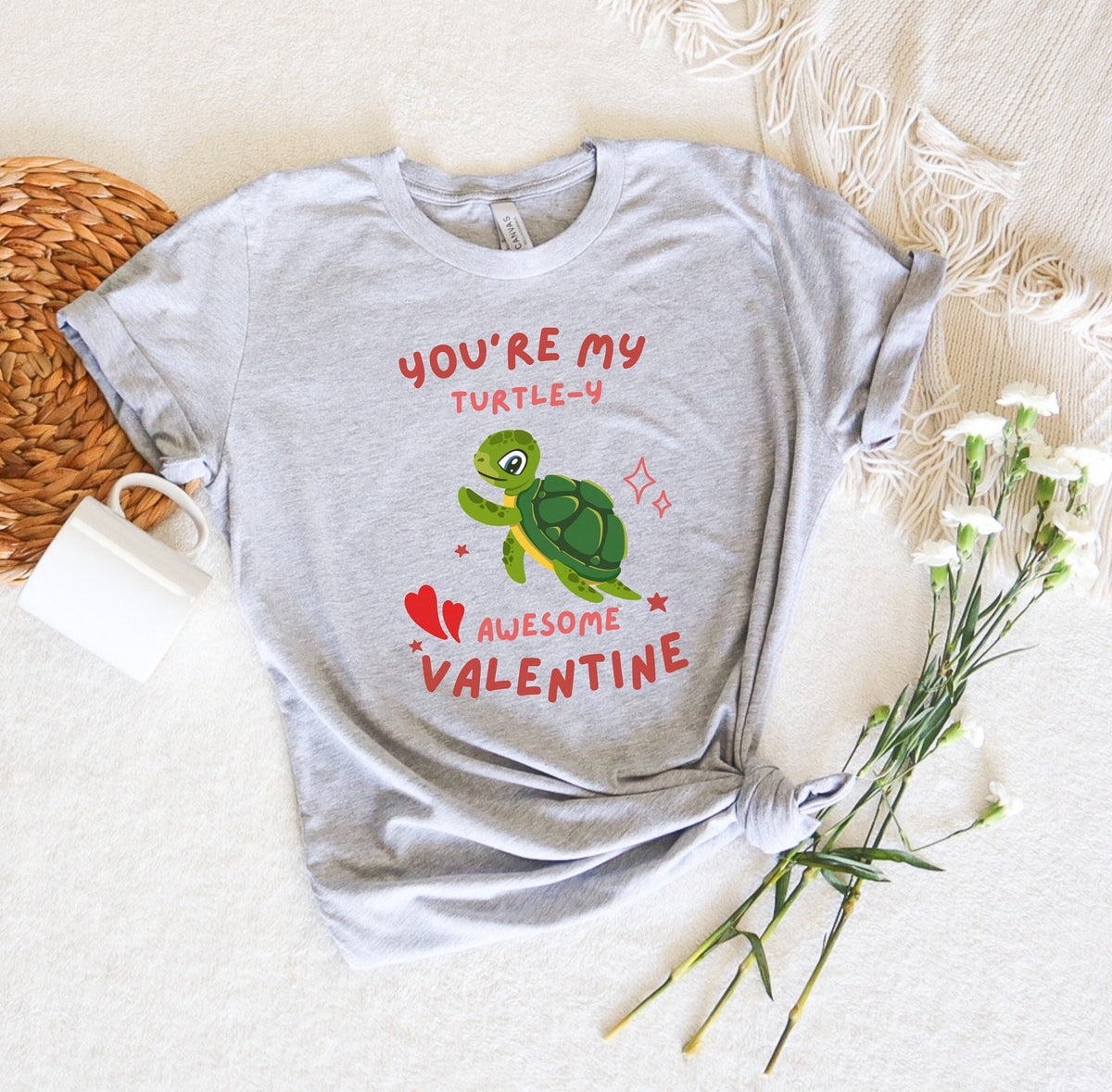 Turtle y Awesome Valentine Valentines Day Shirt Funny Animal Shirt Valentines Party Tee Bacon Shirt Bacon Heart Tee Funny Couple Tee Graphic Tee – Soft Feel · Trending Graphic Apparel