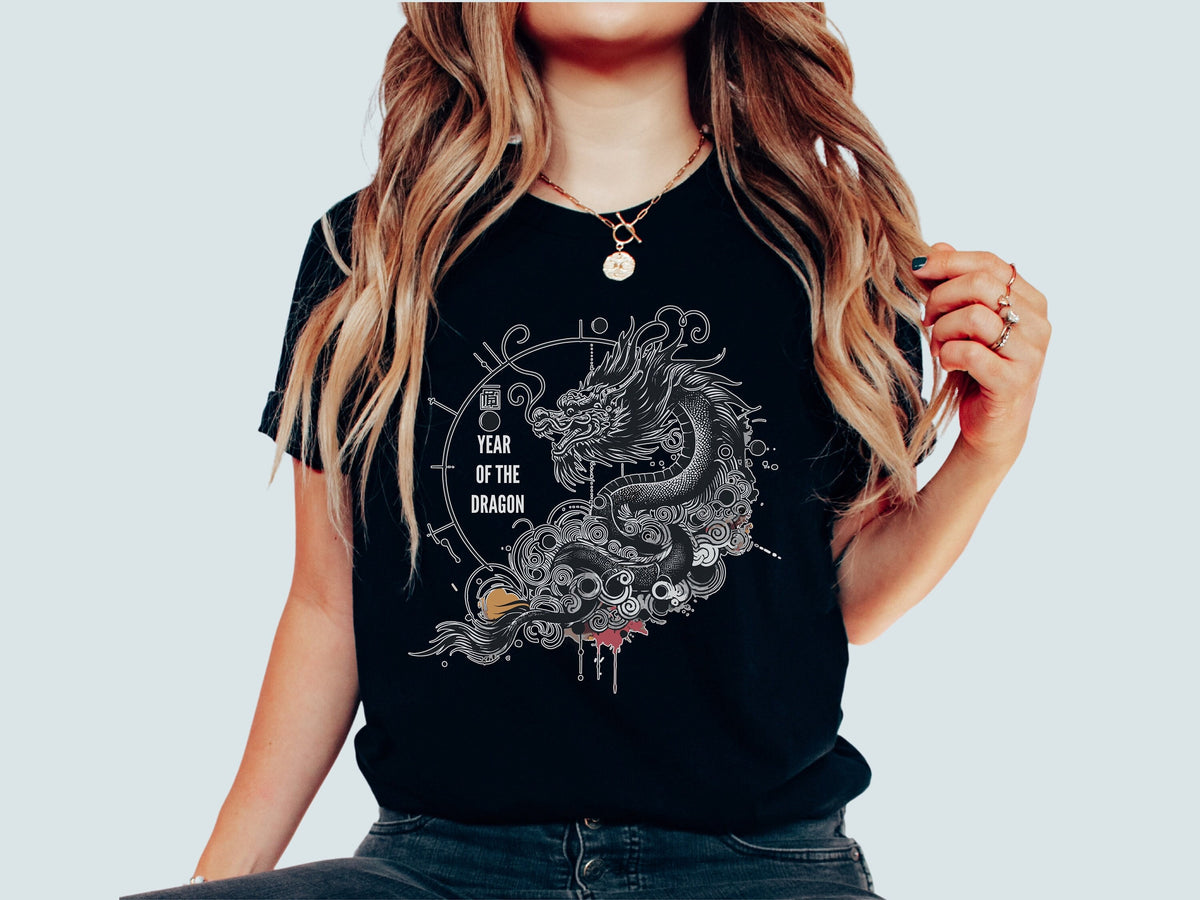 New Year Chinese Dragon 2024 Shirt New Year Of The Dragon Chinese Chinese New Year Dragon Shirt 2024 Dragon Tee New Year Dragon Year Gift Graphic Tee – Feel-Good Design · Perfect For Daily Wear