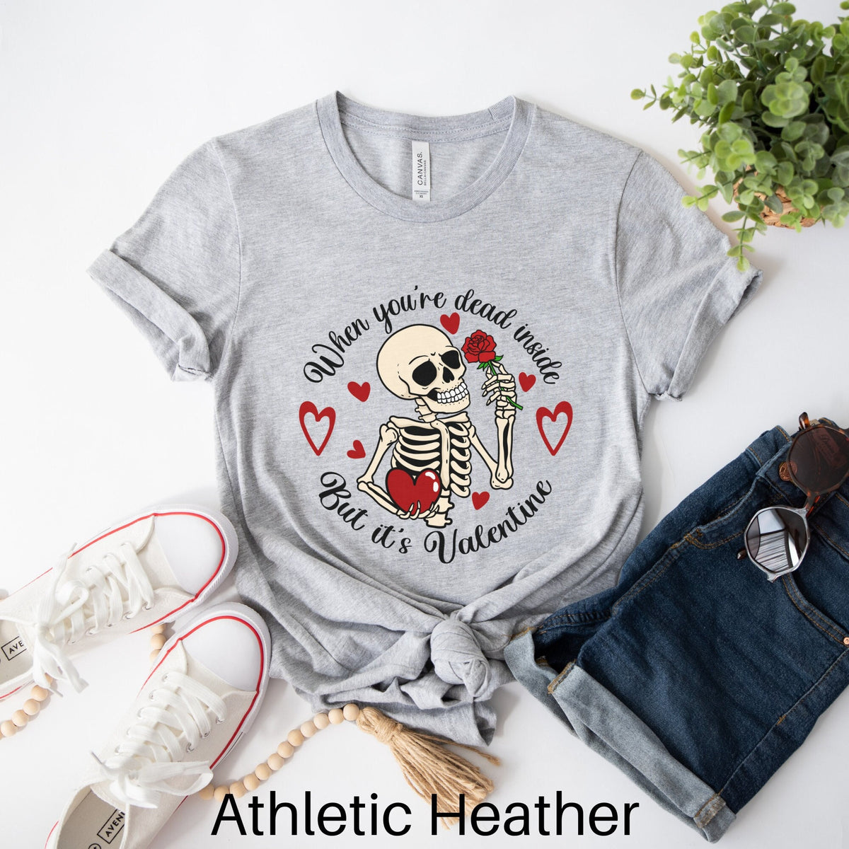 Skeleton Valentine Shirt Funny Valentines Day Shirt Skeleton Heart Tee Gift for Girlfriend Retro Valentine39s Day Shirt Mama Valentine Graphic Tee – Fan Favorite · Great Gift For Fans
