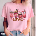 Horse Valentine Shirt Coffee Valentine Shirt Horse Lover Shirt Western Valentine Tee Country Heart Tee Cowgirl Valentine39s Day Shirt Graphic Tee – Aesthetic Look · Great Gift For Fans