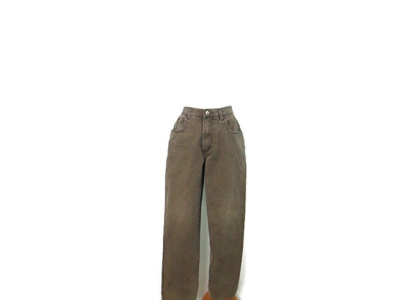Vintage 9039s Guess Olive Green Jeans High Waisted 199039s Faded Green GUESS Jeans Cotton 27 Inch Waist Denim Graphic Tee – Bold Style · Perfect For Daily Wear