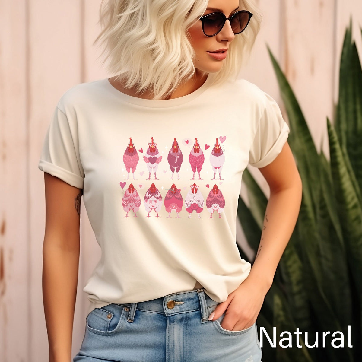 Chicken Valentine Shirt Farm Animals Valentine Shirt Chicken Mama Farm Shirt Funny Chicken Shirt Chicken Lover Shirt Country Girl Tee Graphic Tee – Bold Style · Trending Graphic Apparel