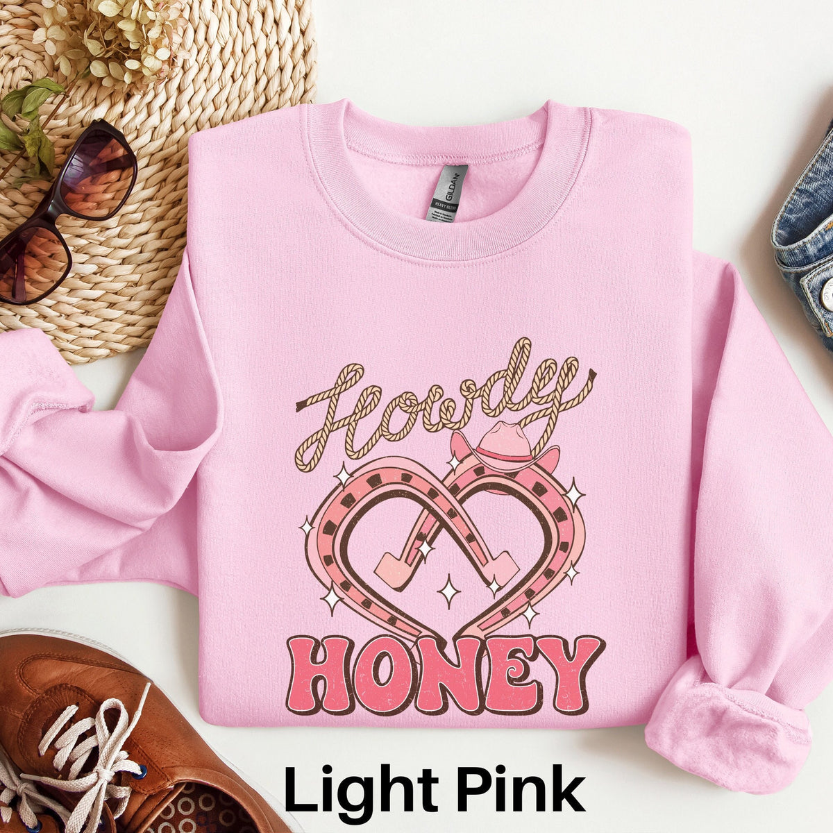 Howdy Honey Sweatshirt Cowgirl Valentine Sweater Western Valentine Tee Country Heart Tee Retro Valentine39s Day Shirt Mama Valentine Sweatshirt – Aesthetic Look · Great Gift For Fans