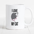 Funny Opossum Gifts Opossum Lover Coffee Cup Cat Possum Mug Sarcastic Mugs Coffee Mug Gift Funny Animal Mug I Love My Cat Opossum Mug Graphic Tee – Fan Favorite · High-Quality Print