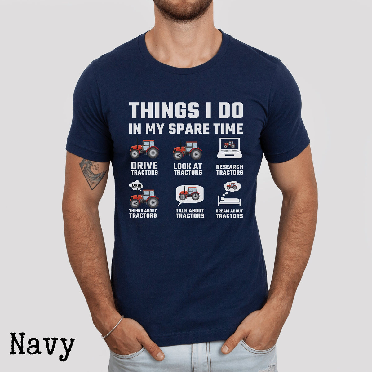 Things I Do In My Spare Time Shirt Tractor Shirt Farm Shirt Farmer Shirt Farm Life Shirt Farming Shirt Red Tractor Shirt Farm Gift Graphic Tee – Feel-Good Design · Great Gift For Fans