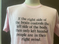 Vintage 8039s Left Handed People in their Right Mind Pink T Shirt Size L Graphic Tee – Premium Graphic · Must-Have Style