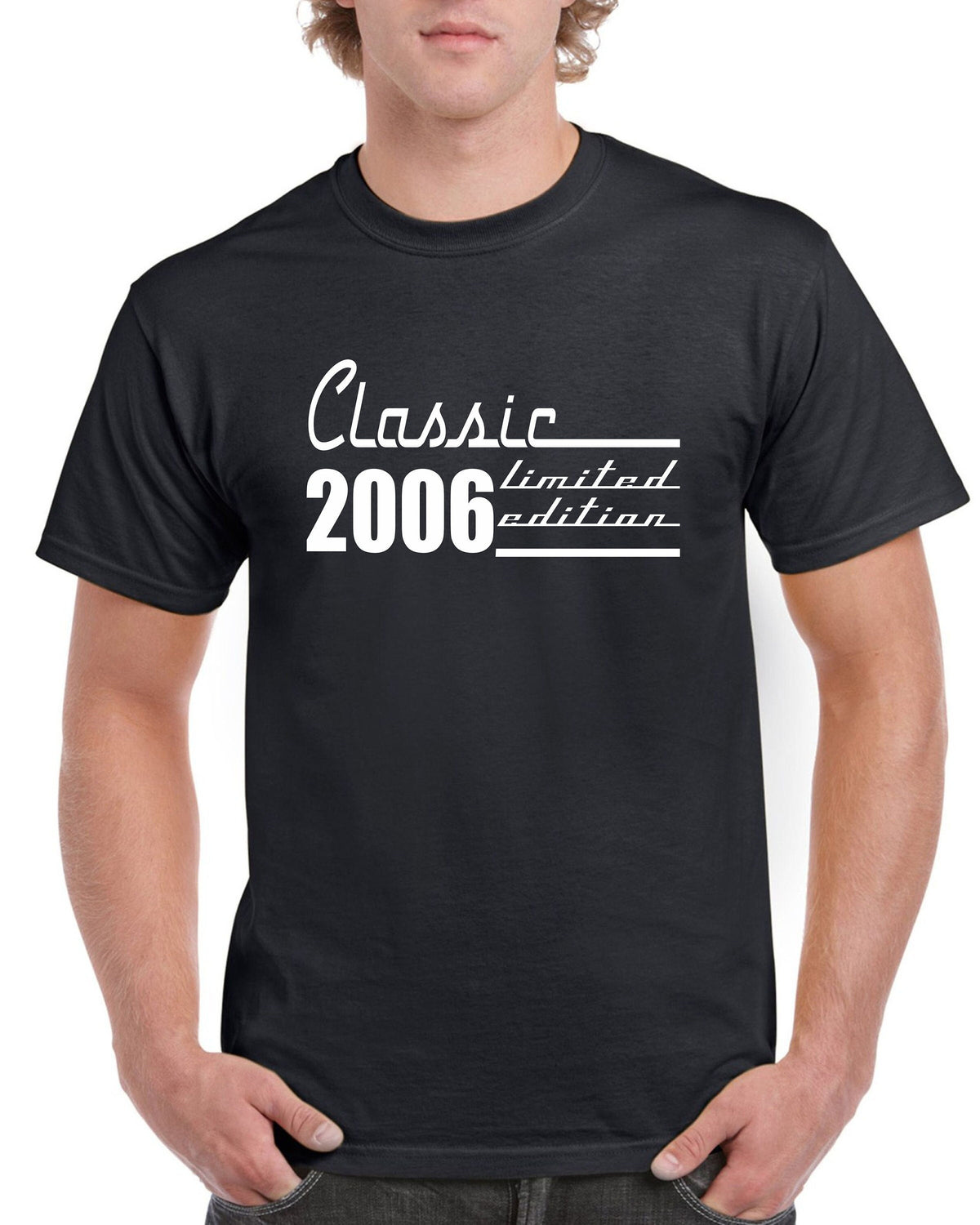 18th Birthday Gifts For Son Eighteen Classic 2006 Limited Edition Funny Shirt Tee 18 Years Old T Shirt Graphic Tee – Premium Graphic · Great Gift For Fans