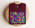 Louisiana Sweatshirt Mardi Gras Sweatshirt Born in the Boot Sweater Cajun Shirt New Orleans Hoodie Baton Rouge Louisiana Strong Hoodie – Aesthetic Look · High-Quality Print