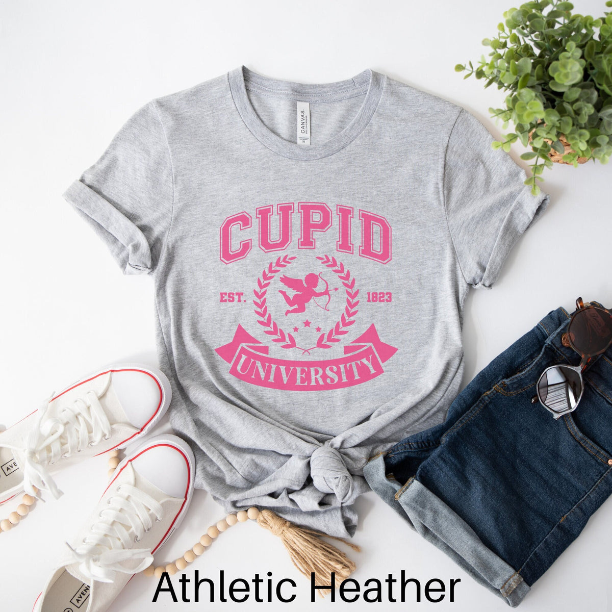 Cupid University Shirt Cupid Valentines Day Gift Love Valentines Day Shirt Hearts Valentine Tee Mama Valentine Valentine Outfit Graphic Tee – Aesthetic Look · Great Gift For Fans