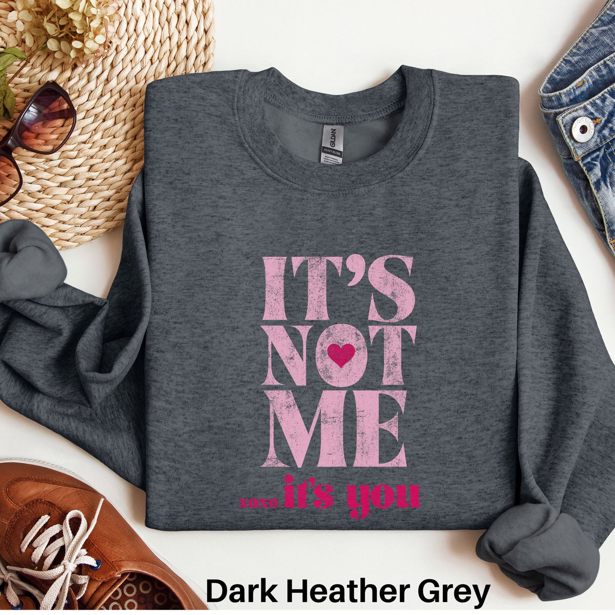It39s Not Me It39s You Sweatshirt Anti Valentine Club Sweater Funny Sarcastic Valentines Day Gift Single Valentine Tee Single AF Valentine Sweatshirt – Cozy Vibes · Top Pick For Any Outfit