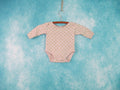 Vintage Baby Gap 3 6 Months Onesie Gray with Green Stars and Blue Polka Dot Cotton Long Sleeve Infant One Piece Bodysuit Graphic Tee – Warm & Stylish · High-Quality Print