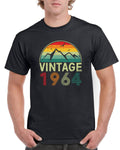 60th Birthday TShirt Gifts Presents For Dad Mens Cotton Tshirts Vintage 1964 60 Years Old Gift Graphic Tee – Fan Favorite · Must-Have Style