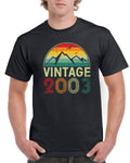 21st Birthday TShirt Gifts Presents For Dad Mens Cotton Tshirts Vintage 2003 21 Years Old Gift Graphic Tee – Soft Feel · High-Quality Print