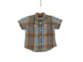 Toddler 18 24 Months Vintage Gap Preppy Plaid Button Down Short Sleeve Cotton Shirt Graphic Tee – Aesthetic Look · Perfect For Daily Wear