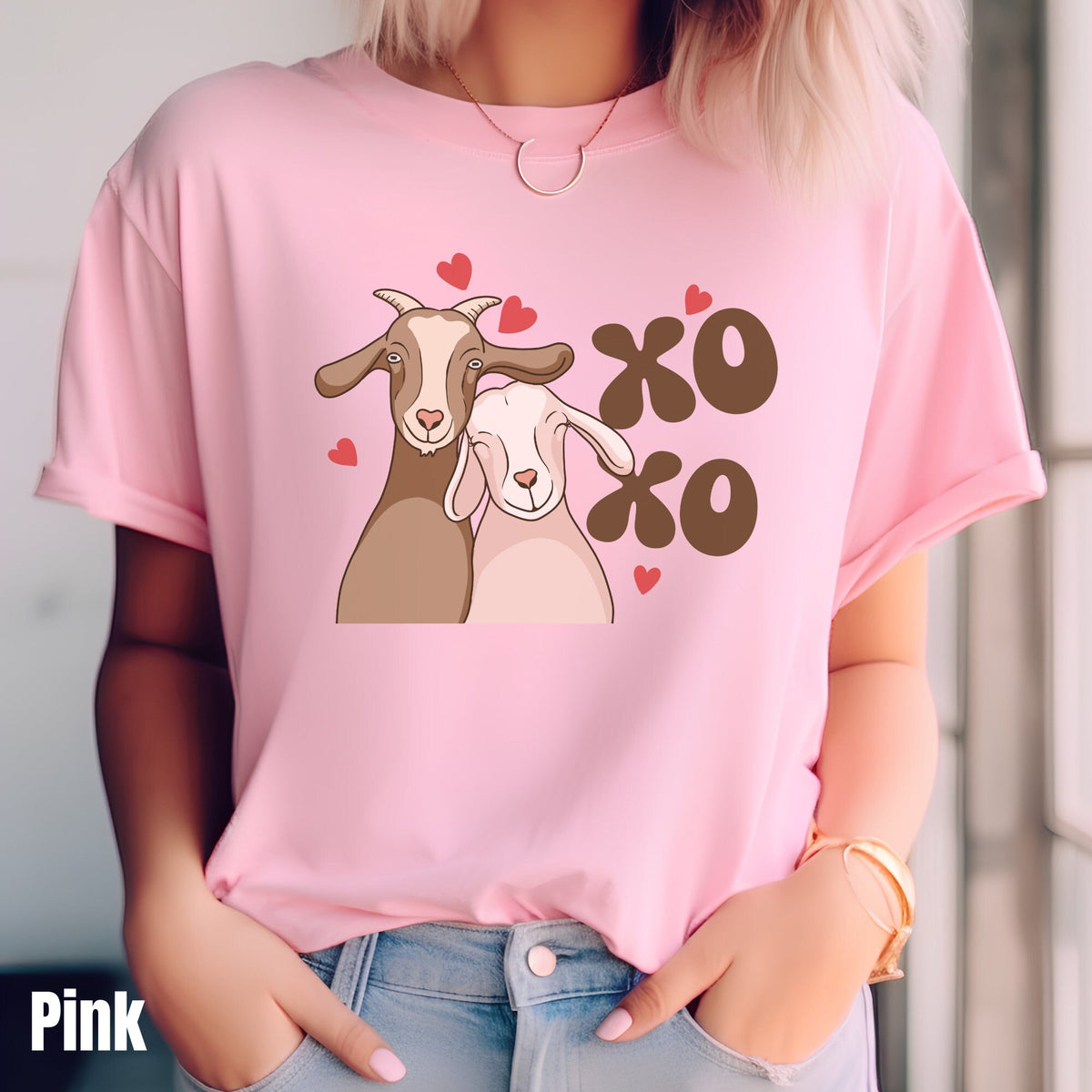 Goat Valentine Shirt Farm Animals Valentine Shirt Goat Lover Shirt Western Valentine Tee Country Heart Tee Retro Valentine39s Day Shirt Graphic Tee – Feel-Good Design · Great Gift For Fans