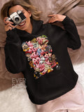 Pink Graffiti Hoodie Cartoon Sweatshirt Dog Anime Sweater Puppy Graphic Tee Urban Street Wear Streetwear Clothing Funny Saying Shirt Hoodie – Easygoing Wear · Must-Have Style