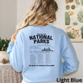 National Parks Sweatshirt National Park Gift Nature Sweater Outdoor Shirt Adventure Sweater Hiking Shirt Camping Tshirt Travel Shirt Sweatshirt – Bold Style · High-Quality Print