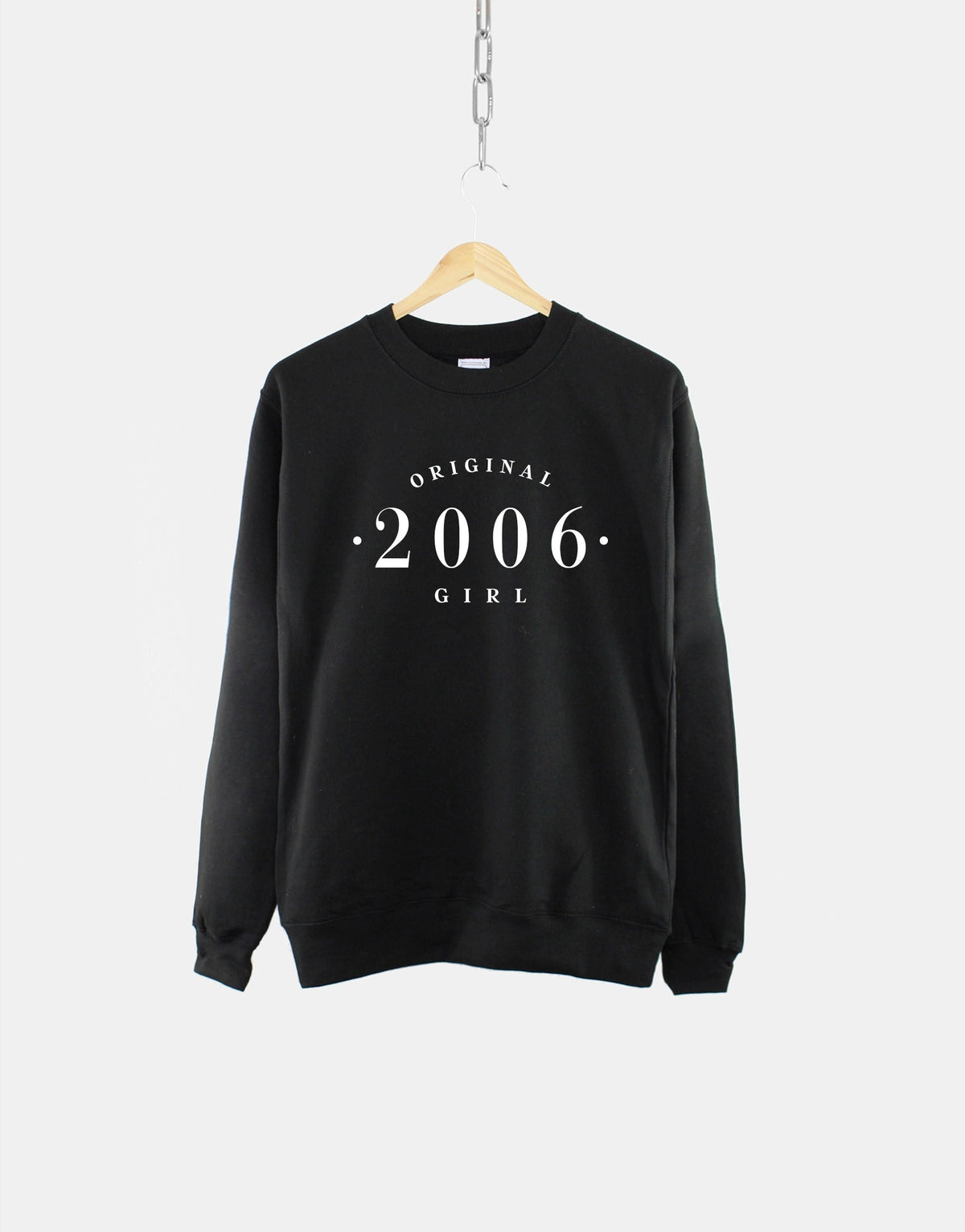 Original 2006 Girl Sweatshirt Womens Vintage 18th Birthday Shirt Ladies Birth Year Numbers Jumper Sweatshirt – Easygoing Wear · Perfect For Daily Wear