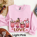 Horse Valentine Sweatshirt Coffee Valentine Sweater Horse Lover Shirt Western Valentine Tee Country Heart Tee Cowgirl Valentine39s Day Sweatshirt – Cozy Vibes · High-Quality Print
