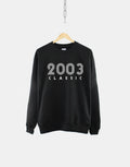2003 Birthday Sweatshirt Retro 21st Birthday Sweater Birth Year Numbers Jumper Sweatshirt – Soft Feel · Perfect For Daily Wear