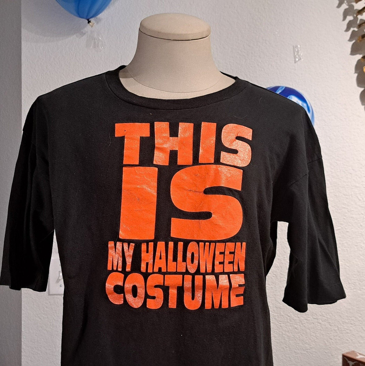 Vintage 90s This Is My Halloween black Tshirt size L Graphic Tee – Premium Graphic · Must-Have Style