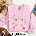 Ghost Valentines Sweatshirt Cute Valentine Sweater Valentine39s Day Ghost Shirt Spooky Ghosts Hearts Valentine Gift Happy Valentines Day Sweatshirt – Fan Favorite · Top Pick For Any Outfit