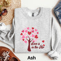 Heart Tree Valentines Day Sweatshirt Love Tree Sweater Heart Valentine Shirt Cute Girlfriend Shirt Valentines Day Gift Mama Valentine Sweatshirt – Aesthetic Look · Trending Graphic Apparel