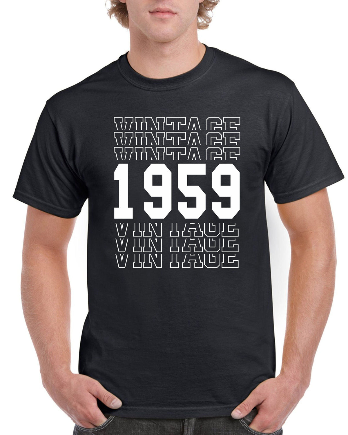 65th Birthday TShirt Gift Present For Dad TShirt Top T Shirt Shirt Gift Present Year 1959 Vintage 65 Years Old Graphic Tee – Cozy Vibes · High-Quality Print