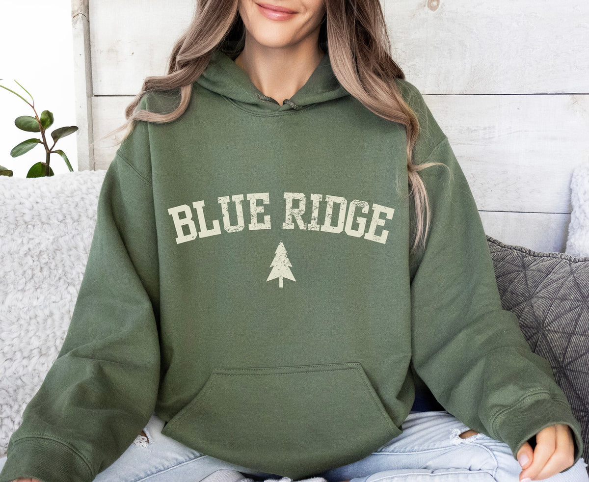 Blue Ridge Mountain Hoodie Sweatshirt Unisex Georgia Pullover Souvenir Gifts Hoodie – Soft Feel · Great Gift For Fans